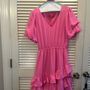 Lilly Pulitzer Pink Dress. Size 6.
